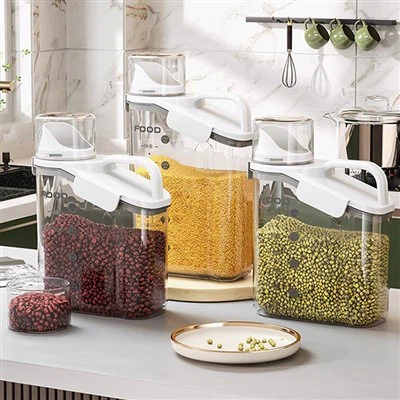 Kristalltransparent förseglad förvaringstank