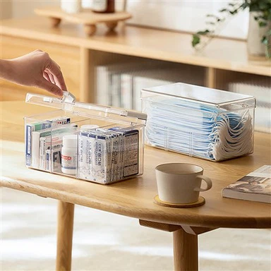 Mask Medicin Box Förvaringsbox